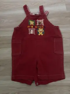 【レトロ可愛い】ミキハウス ショートオール