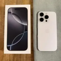 極美品 iPhone16Pro 128gb ホワイトチタニウム SIMフリー