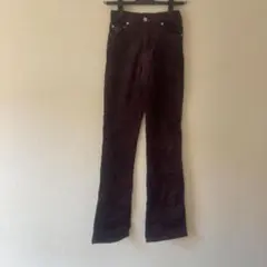 JNY 【38】パープル コーデュロイパンツ S相当 カジュアル　海外古着✨