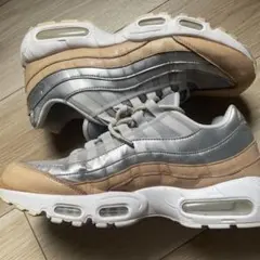 NIKE◆W AIRMAX 95 SE PRM/エアマックス/グレー/28.5
