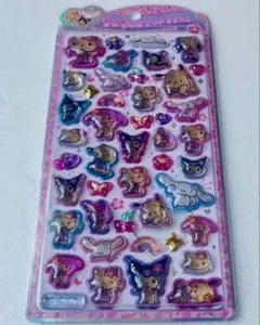 【正規品】うるちゅるポップシール　日焼けサマー日焼けキティ