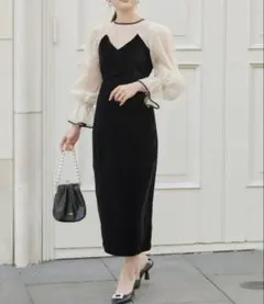 チコ　Chico シアーベアデザインワンピース オケージョンドレス