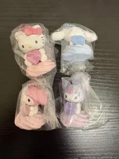 サンリオ　ホイップクリームマスコット　キティ　クロミ　マイメロディ　シナモロール