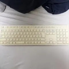 ホワイト フルサイズキーボード USB接続KG-1770 - メルカリ