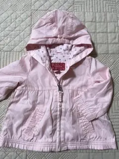 ベビーギャップ　baby GAP 80 ピンク　ジャンパー　ナイロンジャケット