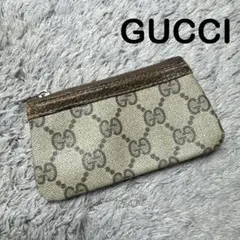 GUCCI グッチ コインケース 小銭入れ GG PVC×レザー ユニセックス