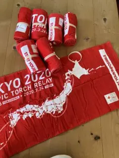 東京2020オリンピック トーチリレー タオル 7枚セットのサムネイル