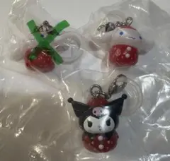 いちごめじるしアクセサリー　めじるしチャーム　シナモン　クロミ　セット
