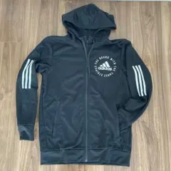 adidas アディダス　パーカー L 黒