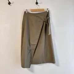 巻きスカート カーキ サイズF