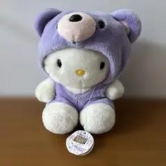 激レア☆北海道限定⭐️ キティちゃん× ラベンダー熊ぬいぐるみ♡2000