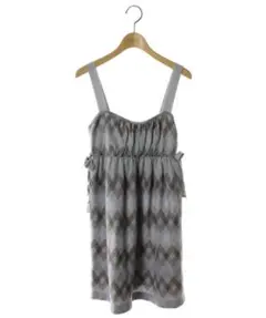 JILL STUART ワンピース グレー×ピンク サイズ0