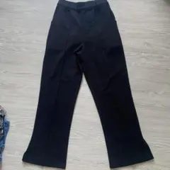 Navy ブランド 黒 子供フレア〜パンツ150cmのサムネイル