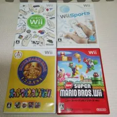 wiiソフト　まとめ売り　4枚セット　マリオコレクション