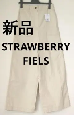 新品タグつき♡STRAWBERRYFIELS♡ワイドデニムパンツ♡ホワイト