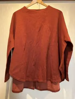 レディース HALF-NOTE ハーフノート トップス カットソー 茶色 M