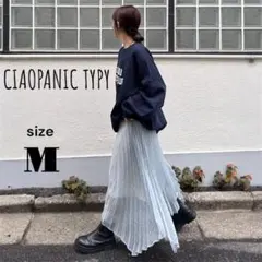 【新品タグ付き】CIAOPANIC TYPY 2WAチェック柄プリーツスカート