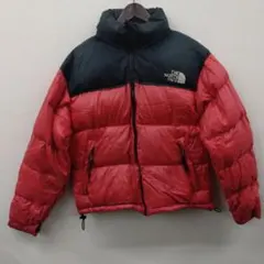 (11) THE NORTH FACE ダウンジャケット 赤黒
