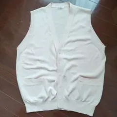 パパス Papas ニットベスト くすみピンクのサムネイル