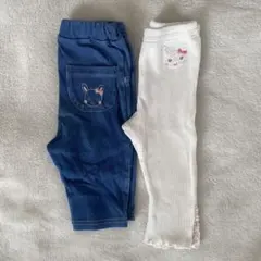coeur a coeur ベビーパンツ 80cm 2枚セット