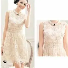 美品 RUIRUE BOUTIQUE シルク パーティ ワンピ ドレス