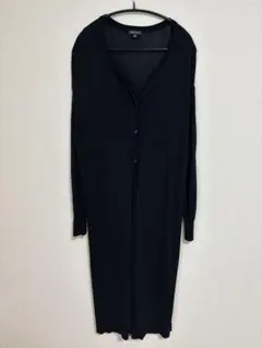 INDIVI ロングカーディガン ブラックのサムネイル