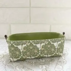 ミニ布バスケット メガネ置き アクセサリー入れ 小物入れ✰ ローズツリー