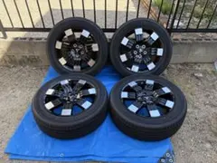 ほぼ新品】中期デリカD5シャモニー純正18インチ ホイール タイヤ 4本