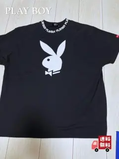PLAYBOY プレイボーイ Y2Kロゴ Tシャツ 4L表記（実寸L〜XL）のサムネイル