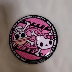 ONE PIECE × HELLO KITTY 缶バッジ約8.5cm
