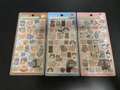 【正規品】ボンボンドロップシール　和柄　ねこ 犬