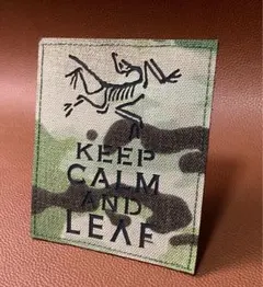 ワイド迷彩 アークテリクス KEEP CALM AND LEAFベルクロパッチのサムネイル