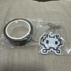 カプセルトイ　西洸人　キーホルダー　マスキングテープ