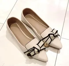 新品未使用品‼️蝶々結びデコレーション　パンプス