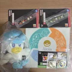 ポケモン 一番くじ 30周年 ぬいぐるみ タオル チャーム セット 7個