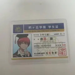 暗殺教室 学生証風トレーディングカードコレクション 赤羽業 カルマ 10