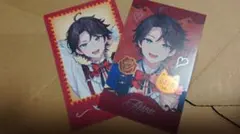 三枝明那　にじさんじ　バレンタイン　Rose Valentine　チェキ風カード