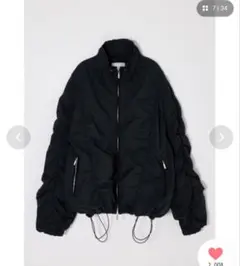 moussy 完売新品 SHIRRING OVER NYLON ブルゾン - メルカリ