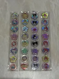 サンリオ　おはじきふうシール　おすそ分け　4種