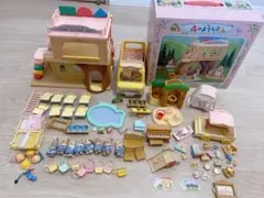 日曜限定価格！シルバニア 森のようちえん ようちえんバス トイワゴン まとめ売り