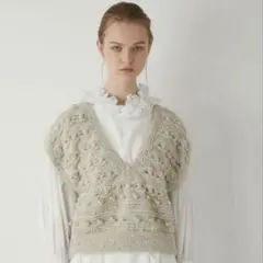 美品　crinkle crinkle crinkle ニット ベスト