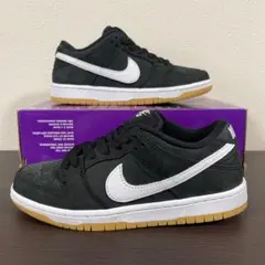 NIKE SB DUNK PRO BLACK GUM LIGHT BROWN