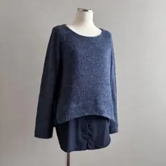 DEPAREILLE デパリエ コットンリネンニットプルオーバー - メルカリ