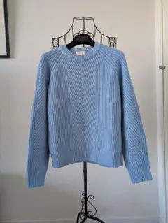 DEMYLEE 水色 長袖セーター ニットS