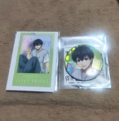 ブルーロック　ラウンドワン　缶バッチ　フォトカード　潔