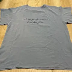 LAKOLE ブルーTシャツ Fサイズ　未使用試着のみのサムネイル