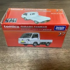 トミカプレミアム 27 スバル　サンバー　発売記念仕様のサムネイル