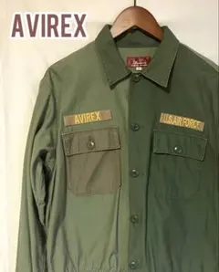 AVIREX U.S. AIR FORCE ミリタリージャケット　カーキ色　薄手