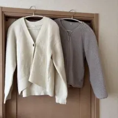 UNIQLO ボアジャケット カーディガン 2点セット