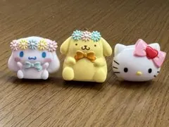 サンリオキャラクターズ キャラボム リングマスコット3個　バラ売り⭕️